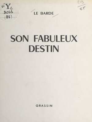 cover image of Son fabuleux destin